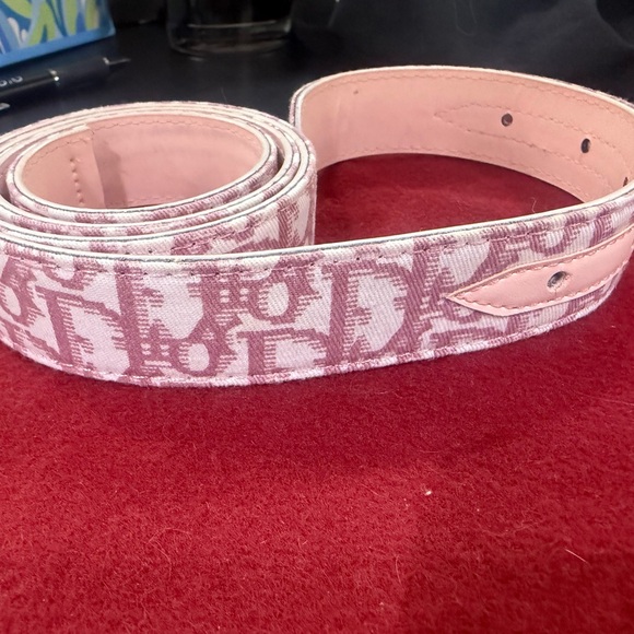 Vintage Oblique Monogram Belt Set with Gold & Silver CD Buckles - Picture 2 of 8